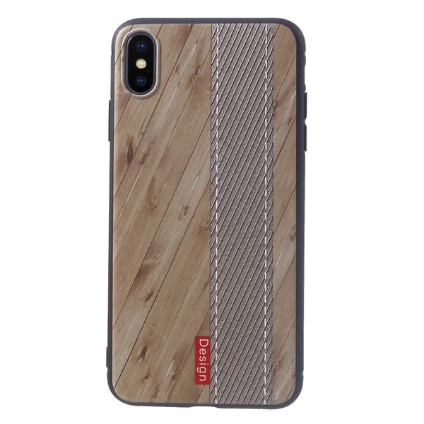 iPhone Xs Max soft gel etui med præget mønster - Style C Multicolor