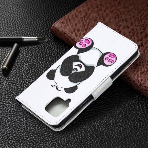 Wonderland Samsung Galaxy A42 5g Flip Etui - Baby Panda Transparent