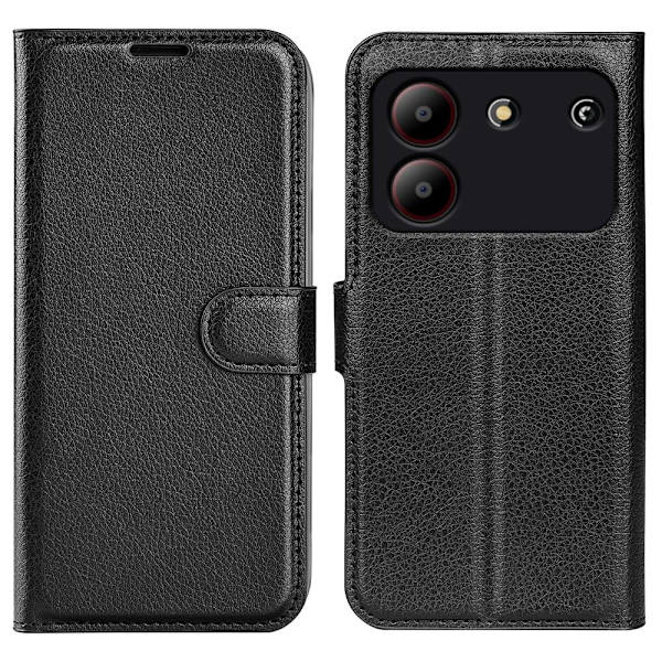 Klassisk ZTE Blade A54 flip etui - Sort Black