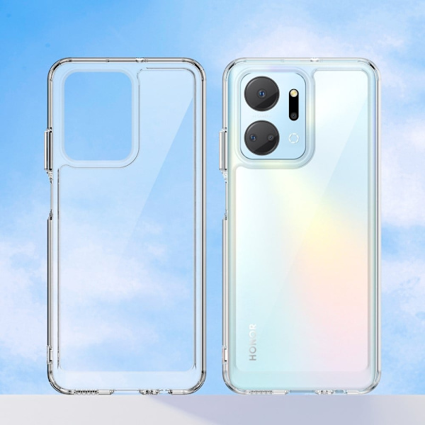 Honor X7a smart akryl cover - Transparent Transparent
