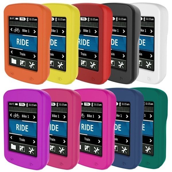 Garmin Edge 820 Flexibelt silikon skydds ram - Turkos Grön