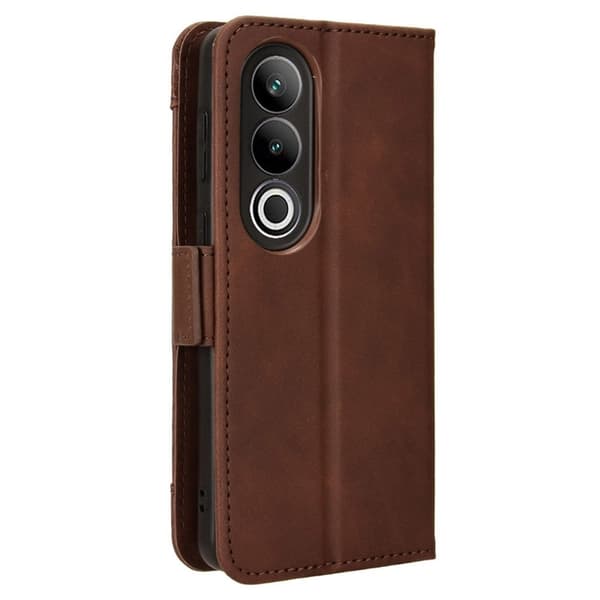 Moderne OnePlus Nord CE4 læderetui med pung - Brun Brown