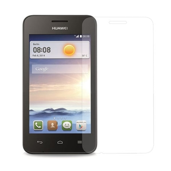 0.3 mm hærdet skærmbeskyttelsesglas til Huawei Ascend Y330 med buet kant Transparent