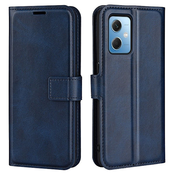 Læretui med Lommebok til Xiaomi Redmi Note 12 - Blå Blue