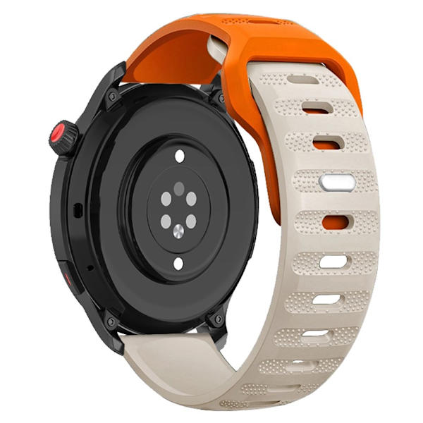 20 mm universalrem med punktstruktur - Orange + Stjärnljus Orange