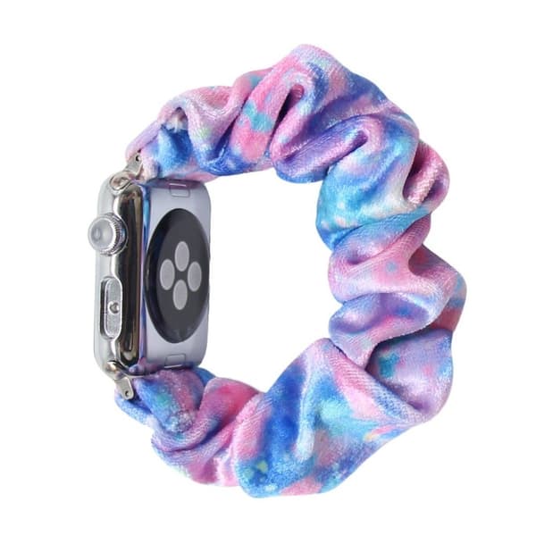 Apple Watch Series 6 / 5 44mm pulserende hårbåndsarmbånd - Blå / Lyserød / Himmelblå Multicolor