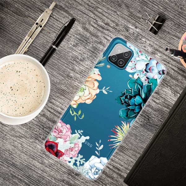 Deco Samsung Galaxy A12 5G kotelot - Kukka Multicolor