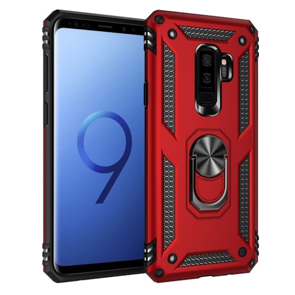 Bofink Combat Samsung Galaxy S9 Plus kotelot - Punainen Red