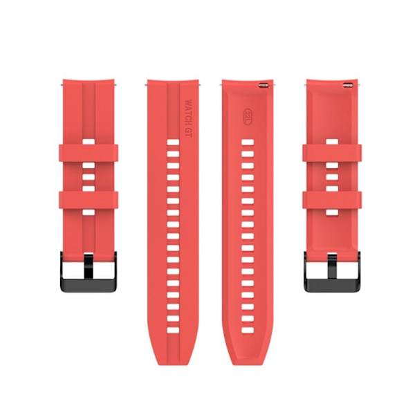 22mm universaali silikoninen kellohihna - Punainen Red
