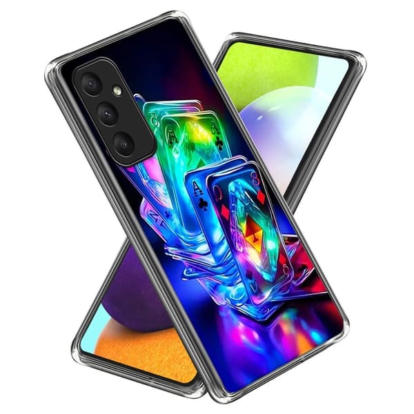 Vibe Samsung Galaxy A35 cover - Farverige Spillekort Multicolor