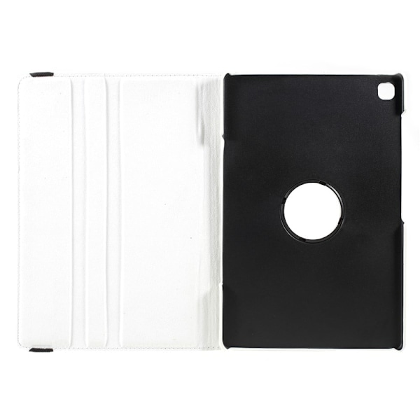 Foldbart etui med Lichi-tekstur til Samsung Galaxy Tab S6 Lite - Hvid White