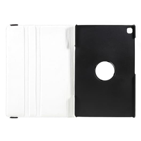 Sammenleggbart etui med Lichi-tekstur for Samsung Galaxy Tab S6 Lite - Hvit White