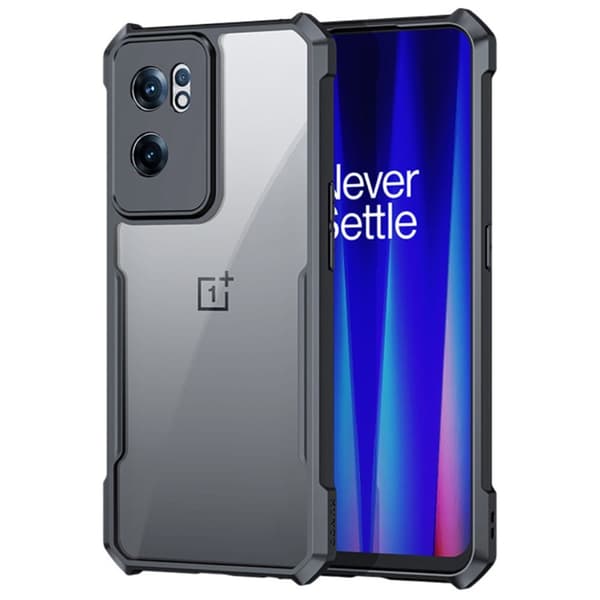 Stødsikkert OnePlus Nord CE 2 5G hybridcover - Sort Black