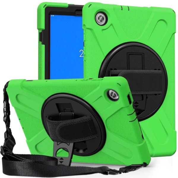 Lenovo Tab M10 FHD Plus hybrid silicone case - Green Green