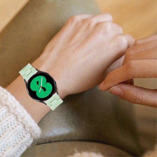 Samsung Galaxy Watch 4 Classic (46mm) / (42mm) viileä hartsikellon hihna - Avokadonvihreä Green