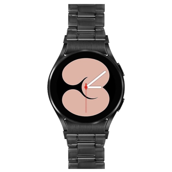 Cool resin style watch strap for Samsung Galaxy Watch 4 - Transp Svart
