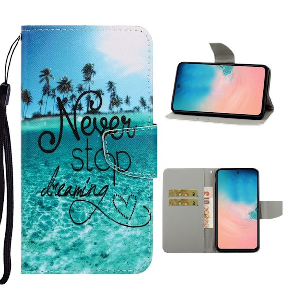 Wonderland Samsung Galaxy A71 fodral -Blå Blå