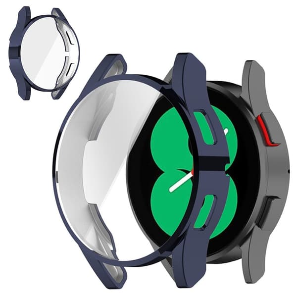 Samsung Galaxy Watch 4 (44 mm) galvaniserende TPU-deksel - Midnattsblå Blue