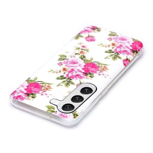 Deco Samsung Galaxy S23 Etui - Rose Blomst Pink