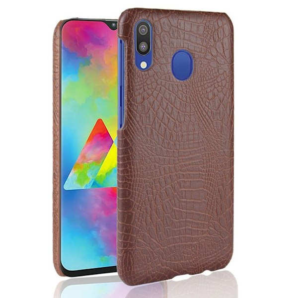 Croco Samsung Galaxy M20 skal - Brun Brun