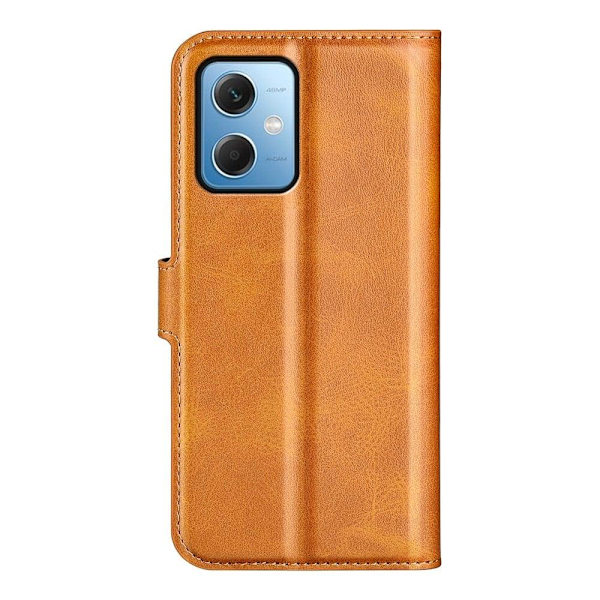 Hållbart konstläder Xiaomi Redmi Note 12 fodral med plånbok - Gul Gul
