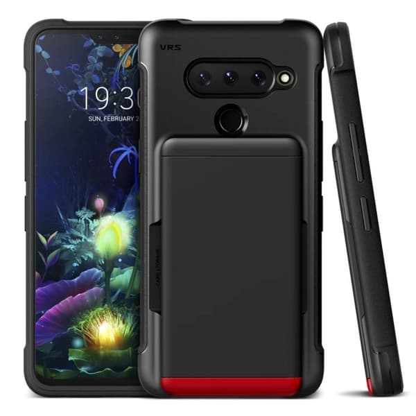 VRS Design Damda Glide Shield for LG V50 - Matt Svart Black