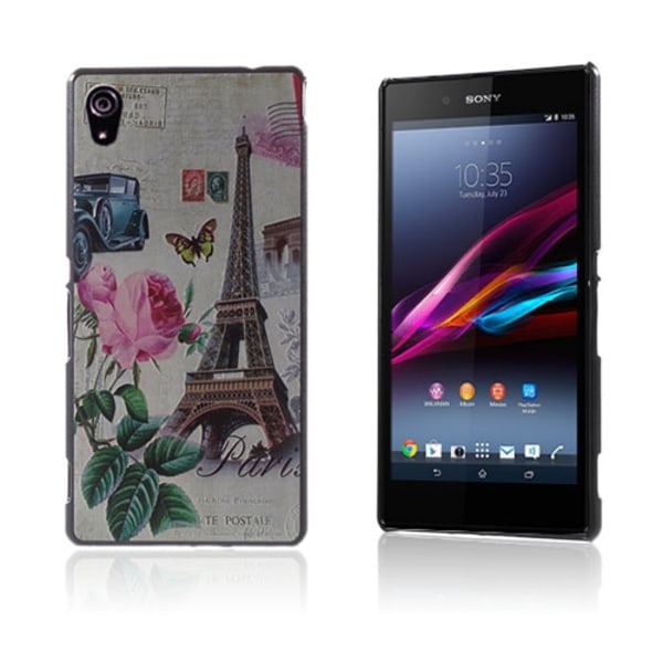 Westergaard Sony Xperia Z3+ Deksel - Blomster S Og Eiffel Tårn Multicolor