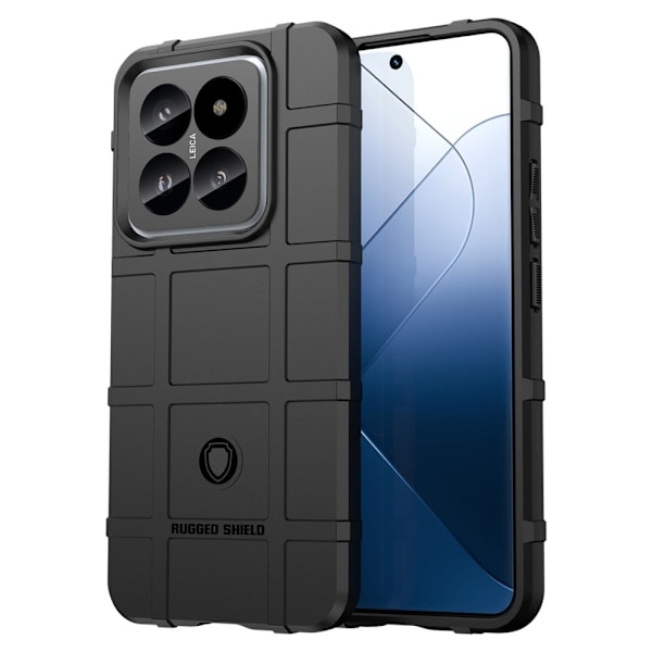 Rugged Shield Xiaomi 14 Pro kotelot - Musta Black