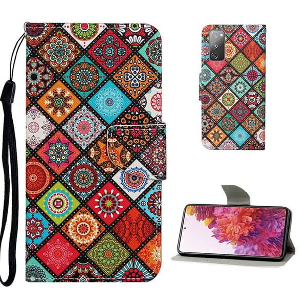 Wonderland Samsung Galaxy S20 Fe 5g / S20 Fe Flip Etui - Mandala Blomst Multicolor