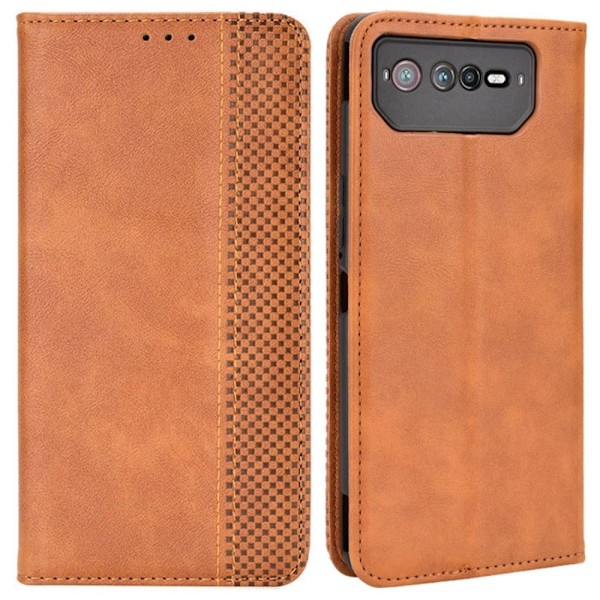 Bofink Vintage ASUS Rog Phone 6 / 6 Pro Læder Etui - Brun Brown
