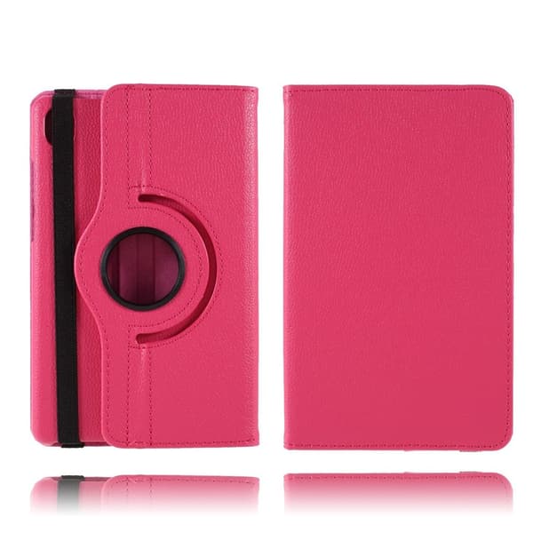 Lenovo Tab M8 360 roterbart læderetui - Rose Pink