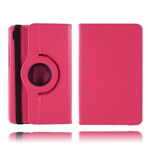 Lenovo Tab M8 360 roterbart läderfodral - Ros Rosa