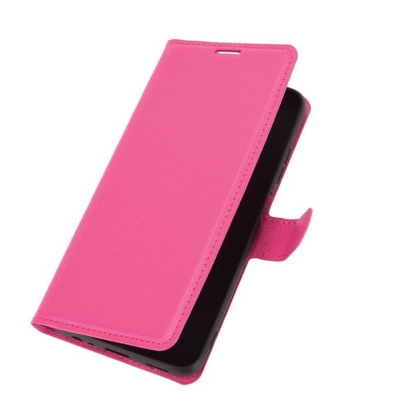 Classic Xiaomi Redmi Note 9t / Note 9 5g Flip Etui - Rose Pink