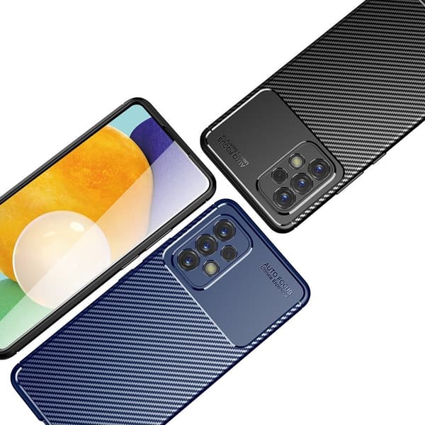 Carbon Shield Samsung Galaxy A53 5G Suojakotelo - Musta Black