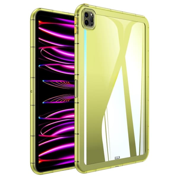 iPad Pro 11 (2024) Etui Transparent fleksibelt ridsefast tablet cover - Gul Yellow