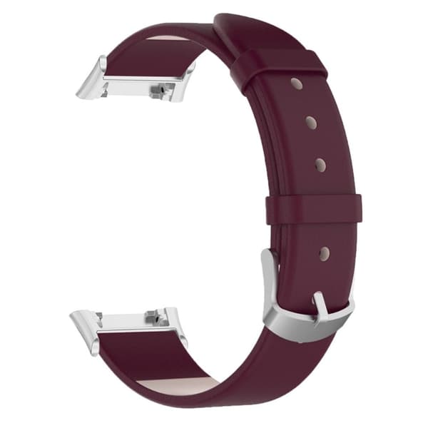 Oppo Watch Gratis klokkerem i skinn - Vinrød Red