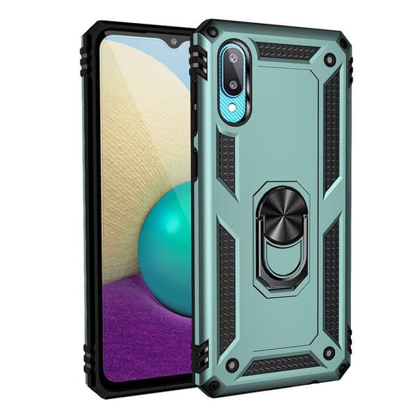 Bofink Combat Samsung Galaxy M02 / A02 Etui - Sortliggrøn Green
