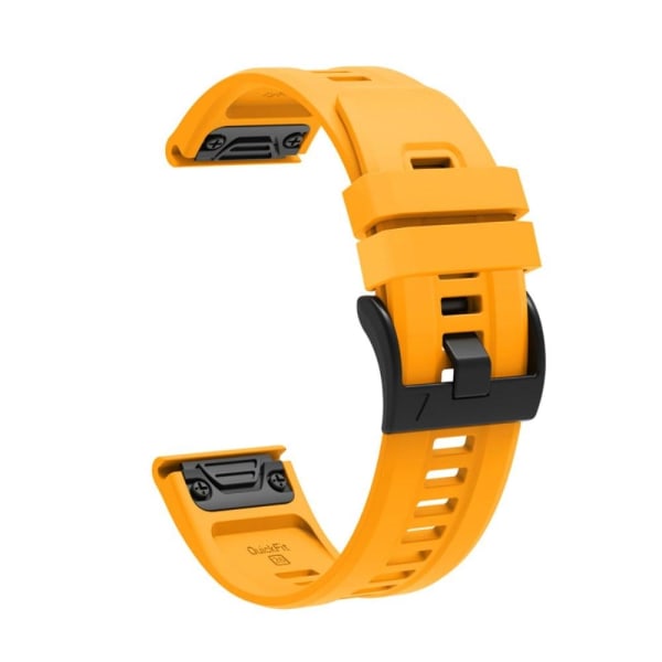 Garmin Fenix 7X urrem i silikone - Gul Yellow
