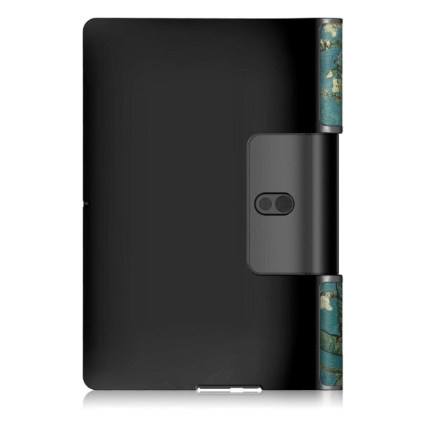 Lenovo Yoga Smart Tab 10.1 tri-fold pattern leather flip case - Multicolor