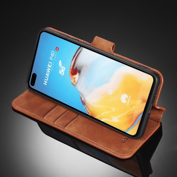 DG.MING Huawei P40 Retro Etui - Brun Brown