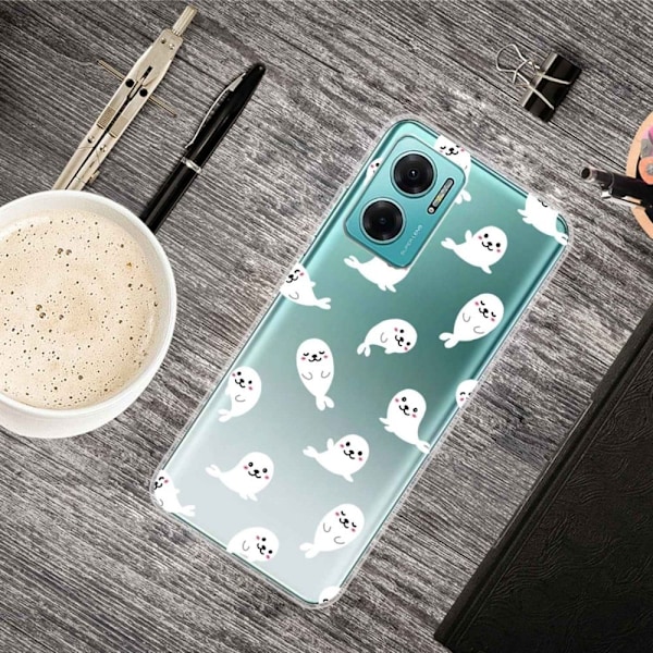 Deco Xiaomi Redmi Note 11E skal - Sälar Vit