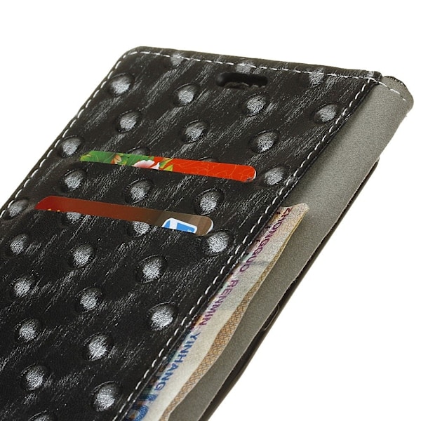 Samsung Galaxy J7 (2017) Sejt læder etui - Grå Silver grey