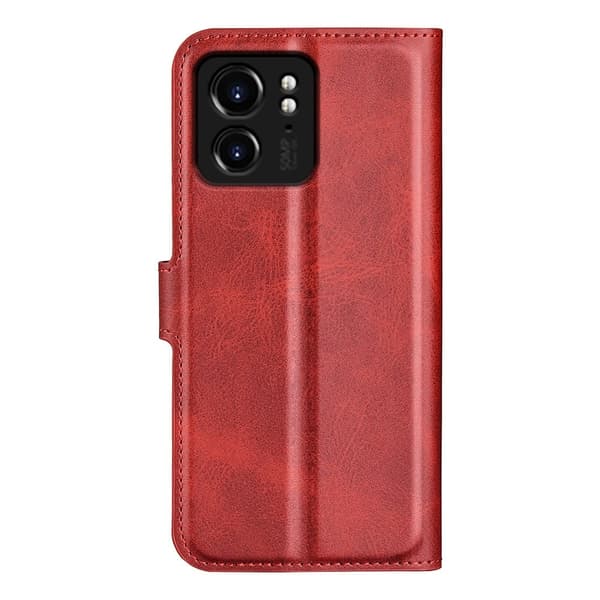 Lompakko Nahkakotelo For Motorola Edge 40 - Punainen Red