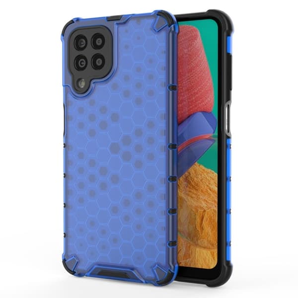 Bofink Honeycomb Samsung Galaxy M33 5G skal - Blå Blå