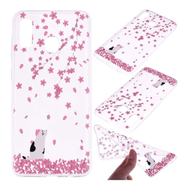 Huawei P30 Lite pattern case - Vivid Flower Pink