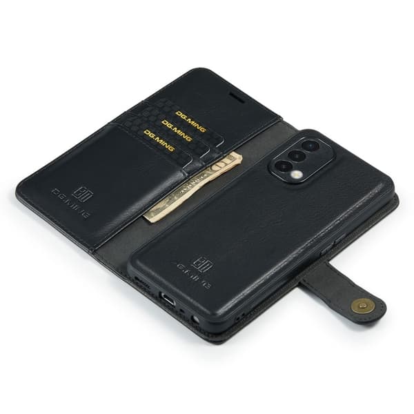 DG.Ming OnePlus Nord N200 5G 2-in-1 Pung Etui - Sort Black