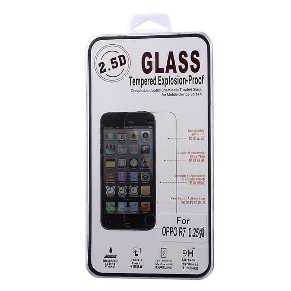 0.25mm Skjermbeskytter for OPPO R7 Arc Edge Transparent