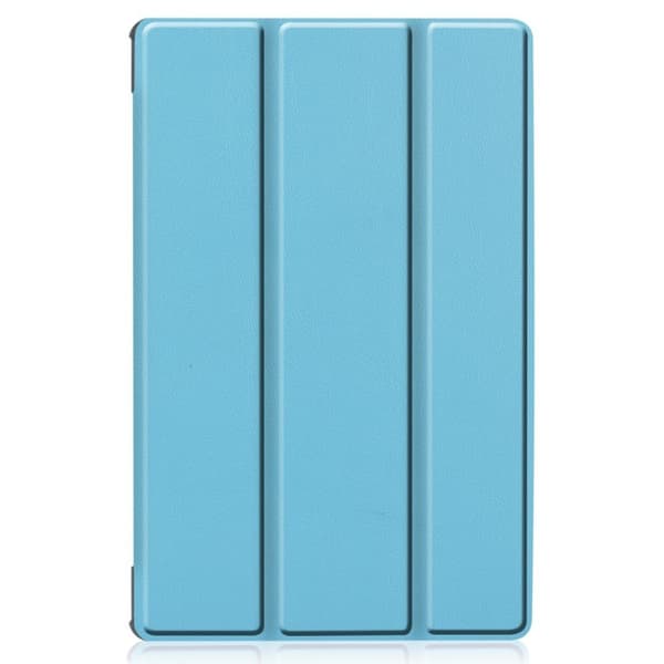 Lenovo Tab M10 FHD Plus holdbart trefoldigt læderetui - Babyblå Blue
