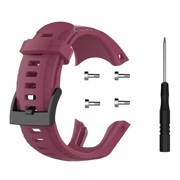 Suunto 5 silikone Urrem - Rød Red