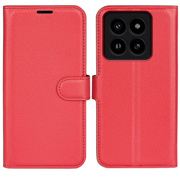 Classic Xiaomi 14 Pro flip etui - Rød Red
